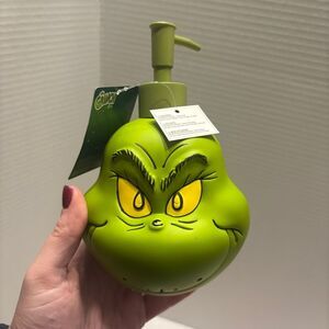 Dr. Seuss The Grinch Who Stole Christmas Figural Lotion Soap Dispenser Pump NWT